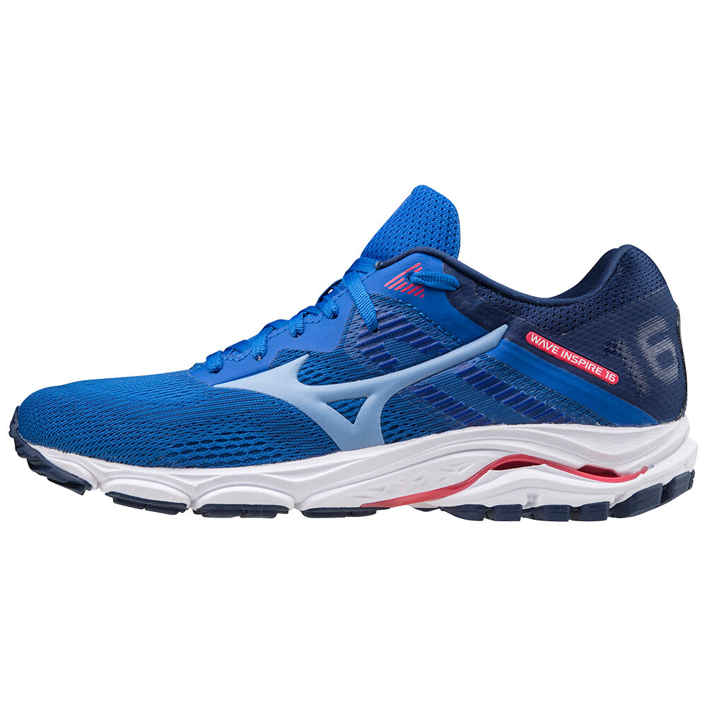 Mizuno Women's Wave Inspire 16 Running Shoes Blue (J1GD204421-WLG)